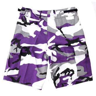 muške kratke hlače MMB - NAS BDU - Vojska - Lila Camo - 20080