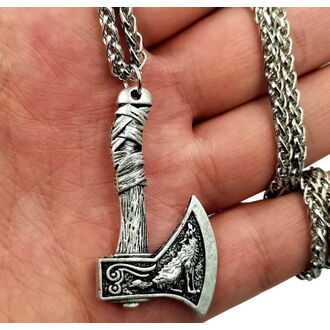 Ogrlica JEWELRY & WATCHES - Lumberjack Wiking - F60_Srebrna