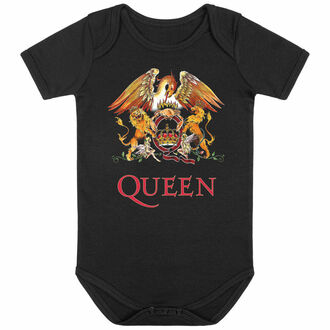 dječji bodi Queen - (Crest) - crno - višebojna - Metal-Kids, METAL-KIDS, Queen